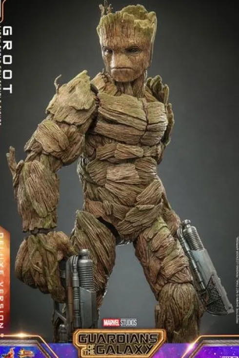Guardianes de la Galaxia vol. 3 Figura Movie Masterpiece 1/6 Groot (Deluxe Version) 32 cm