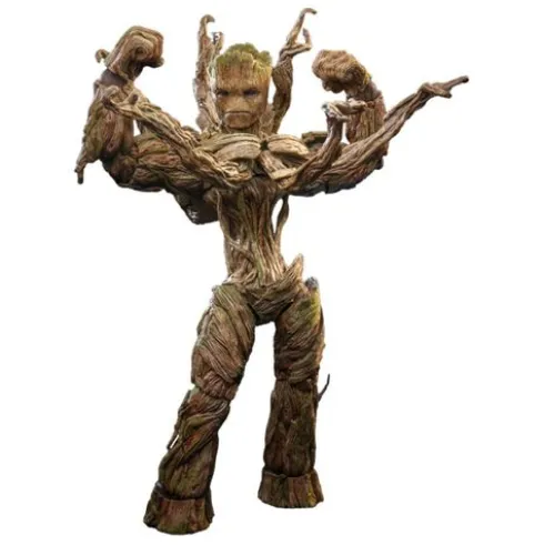 Guardianes de la Galaxia vol. 3 Figura Movie Masterpiece 1/6 Groot (Deluxe Version) 32 cm