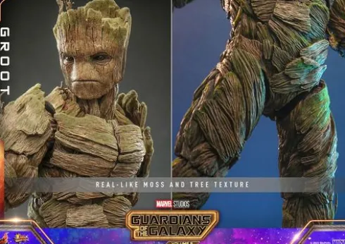 Guardianes de la Galaxia vol. 3 Figura Movie Masterpiece 1/6 Groot (Deluxe Version) 32 cm