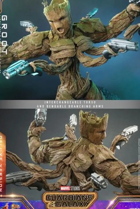 Guardianes de la Galaxia vol. 3 Figura Movie Masterpiece 1/6 Groot (Deluxe Version) 32 cm