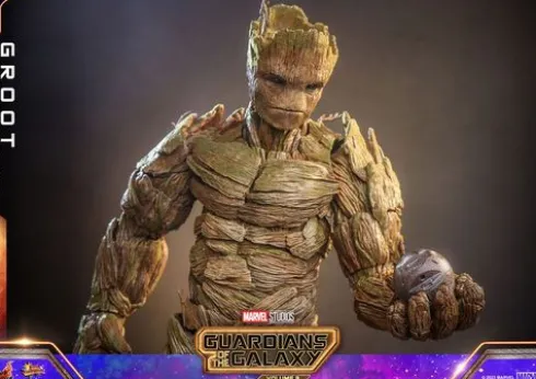 Guardianes de la Galaxia vol. 3 Figura Movie Masterpiece 1/6 Groot (Deluxe Version) 32 cm