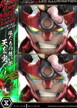 Gurren Lagann Estatua Ultimate Premium Masterline Series 1/4 Kamina, Simon & Yoko with Lagann Deluxe Bonus Version 97 cm