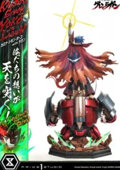 Gurren Lagann Estatua Ultimate Premium Masterline Series 1/4 Kamina, Simon & Yoko with Lagann Deluxe Bonus Version 97 cm