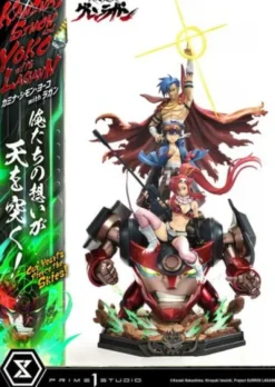 Gurren Lagann Estatua Ultimate Premium Masterline Series 1/4 Kamina, Simon & Yoko with Lagann 97 cm