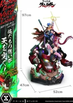 Gurren Lagann Estatua Ultimate Premium Masterline Series 1/4 Kamina, Simon & Yoko with Lagann 97 cm