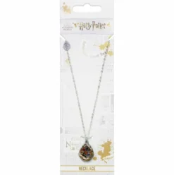 Harry Potter Collar con Colgante Hogwarts (bañado en plata)