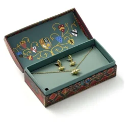 Harry Potter: Quidditch Golden Snitch Collar y Pendientes