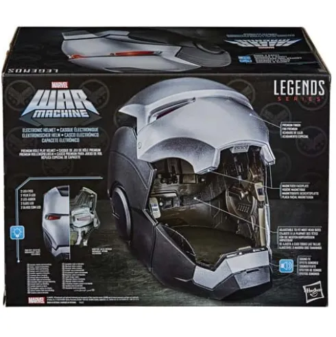 Hasbro Marvel Legends Avengers War Machine Casco Réplica 1:1