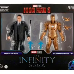 Hasbro Marvel Legends Series Happy Hogan and Iron Man Mark 21