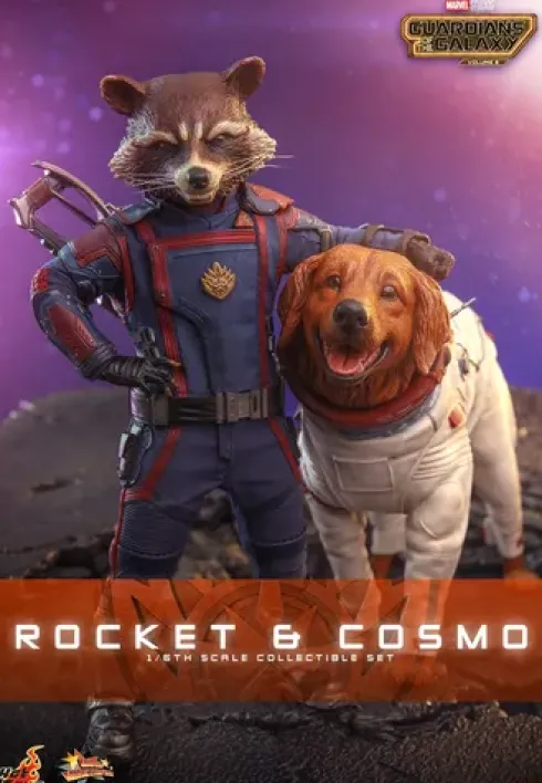 Hot Toys Guardians Of Galaxy Vol. 3 1/6 Rocket and Good Dog Cosmo