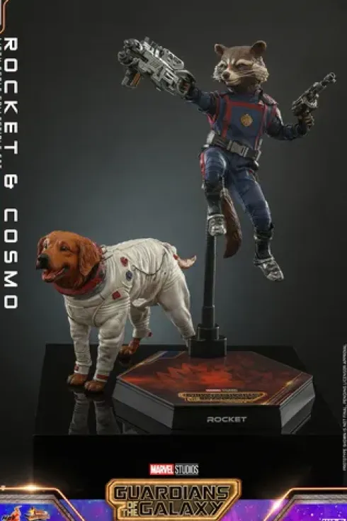 Hot Toys Guardians Of Galaxy Vol. 3 1/6 Rocket and Good Dog Cosmo
