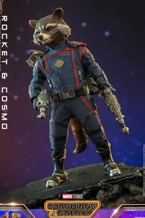 Hot Toys Guardians Of Galaxy Vol. 3 1/6 Rocket and Good Dog Cosmo