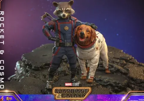Hot Toys Guardians Of Galaxy Vol. 3 1/6 Rocket and Good Dog Cosmo