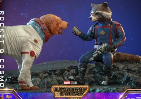 Hot Toys Guardians Of Galaxy Vol. 3 1/6 Rocket and Good Dog Cosmo
