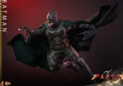 Hot Toys The Flash Figura Masterpiece 1/6 Batman & Batcycle