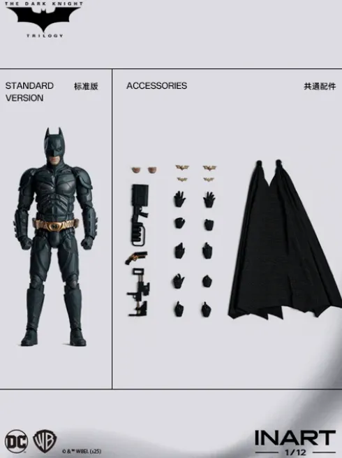 INART-Batman (The Dark Knight Rises) 1/12 Collectible Figure Standard Version