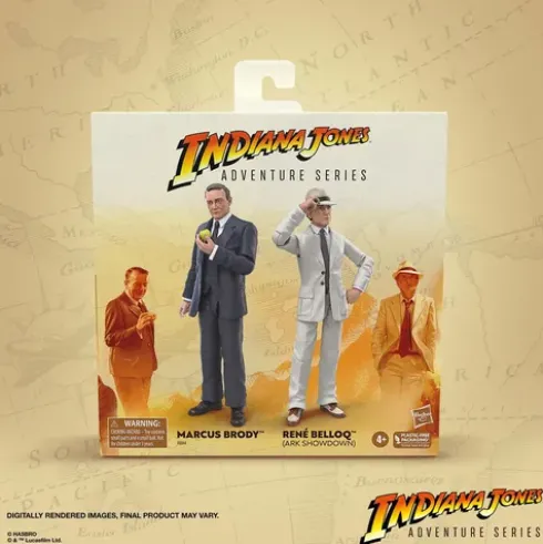 Indiana Jones Adventure Series Marcus Brody & René Belloq (Ark Showdown)