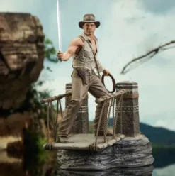 Indiana Jones and the Temple of Doom Indiana Jones (Rope Bridge Standoff) Deluxe Gallery Diorama