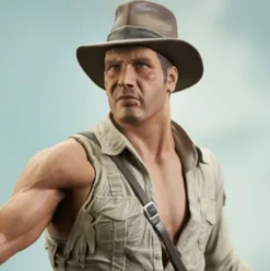 Indiana Jones and the Temple of Doom Indiana Jones (Rope Bridge Standoff) Deluxe Gallery Diorama