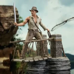 Indiana Jones and the Temple of Doom Indiana Jones (Rope Bridge Standoff) Deluxe Gallery Diorama