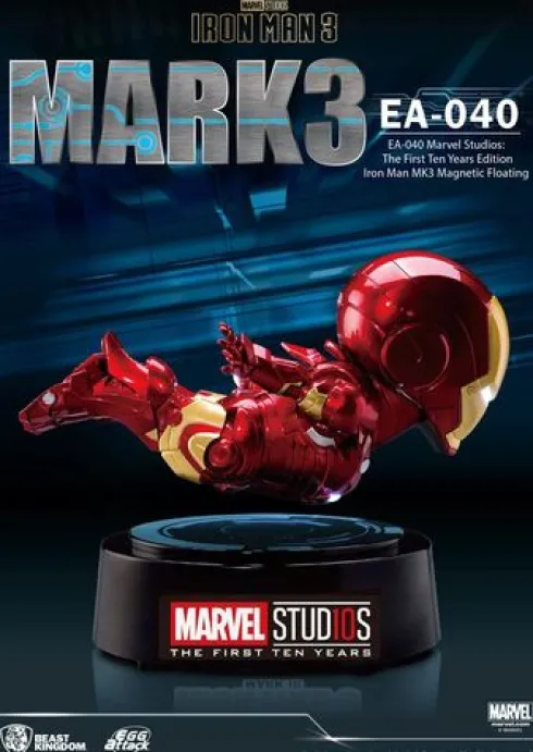 Iron Man 3 Estatua con luz Egg Attack Iron Man Mark III 16 cm