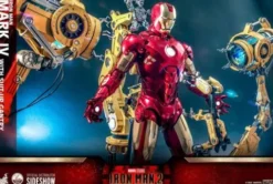 Iron Man 2 Figura 1/4 Iron Man Mark IV with Suit-Up Gantry 49 cm