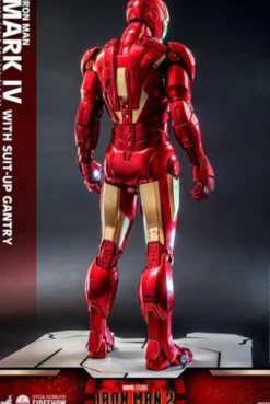 Iron Man 2 Figura 1/4 Iron Man Mark IV with Suit-Up Gantry 49 cm