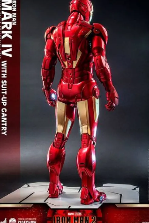 Iron Man 2 Figura 1/4 Iron Man Mark IV with Suit-Up Gantry 49 cm