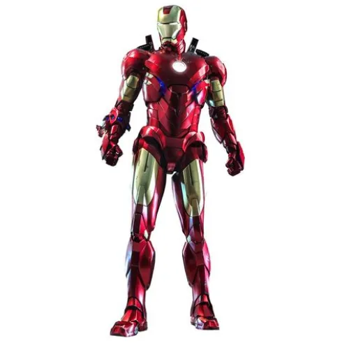 Iron Man 2 Figura 1/4 Iron Man Mark IV with Suit-Up Gantry 49 cm