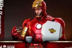 Iron Man 2 Figura 1/4 Iron Man Mark IV with Suit-Up Gantry 49 cm