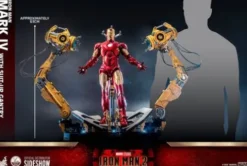 Iron Man 2 Figura 1/4 Iron Man Mark IV with Suit-Up Gantry 49 cm