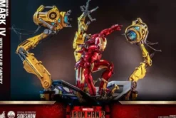 Iron Man 2 Figura 1/4 Iron Man Mark IV with Suit-Up Gantry 49 cm