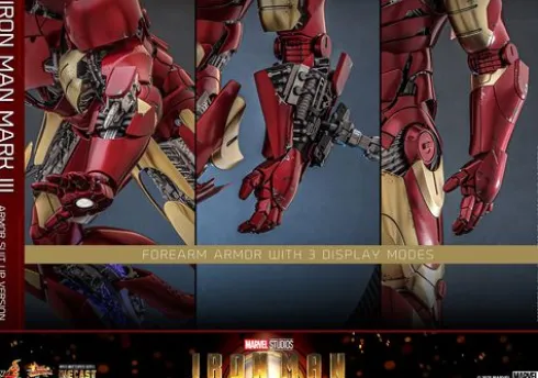 Iron Man Figura Movie Masterpiece 1/6 Iron Man Mark III (Armor Suit Up Version)