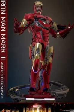 Iron Man Figura Movie Masterpiece 1/6 Iron Man Mark III (Armor Suit Up Version)