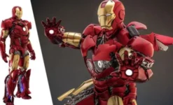 Iron Man Figura Movie Masterpiece 1/6 Iron Man Mark III (Armor Suit Up Version)