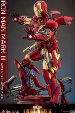 Iron Man Figura Movie Masterpiece 1/6 Iron Man Mark III (Armor Suit Up Version)