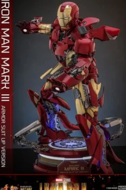 Iron Man Figura Movie Masterpiece 1/6 Iron Man Mark III (Armor Suit Up Version)