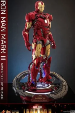 Iron Man Figura Movie Masterpiece 1/6 Iron Man Mark III (Armor Suit Up Version)