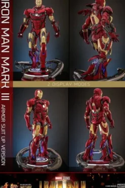 Iron Man Figura Movie Masterpiece 1/6 Iron Man Mark III (Armor Suit Up Version)
