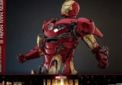 Iron Man Figura Movie Masterpiece 1/6 Iron Man Mark III (Armor Suit Up Version)