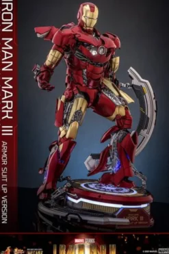 Iron Man Figura Movie Masterpiece 1/6 Iron Man Mark III (Armor Suit Up Version)