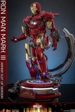 Iron Man Figura Movie Masterpiece 1/6 Iron Man Mark III (Armor Suit Up Version)