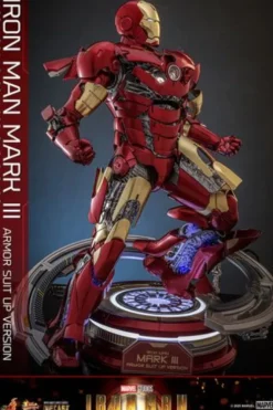 Iron Man Figura Movie Masterpiece 1/6 Iron Man Mark III (Armor Suit Up Version)