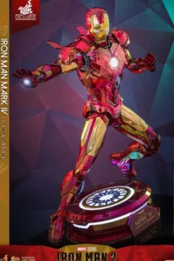 Iron Man Figura Movie Masterpiece Diecast 1/6 Iron Man Mark VI (Fractal Armor) Hot Toys Exclusive 33 cm