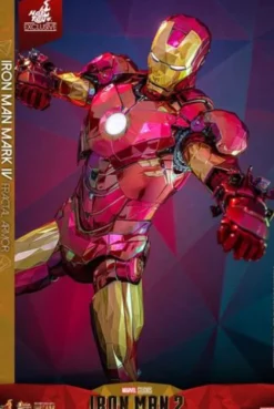 Iron Man Figura Movie Masterpiece Diecast 1/6 Iron Man Mark VI (Fractal Armor) Hot Toys Exclusive 33 cm