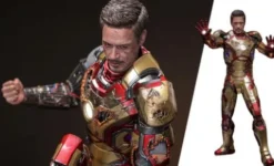 Iron Man 3 Figura Movie Masterpiece 1/6 Iron Man Mark XLII (2.0) Deluxe Version