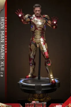 Iron Man 3 Figura Movie Masterpiece 1/6 Iron Man Mark XLII (2.0) Deluxe Version