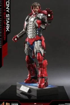 Iron Man 2 Figura Movie Masterpiece 1/6 Tony Stark (Mark V Suit Up Version) 31 cm