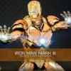 Iron Man Movie Masterpiece Diecast Action Figure 1/6 Iron Man Mark III (Golden & Copper Gold Version) Hot Toys Exclusive 33 cm