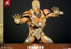 Iron Man Movie Masterpiece Diecast Action Figure 1/6 Iron Man Mark III (Golden & Copper Gold Version) Hot Toys Exclusive 33 cm
